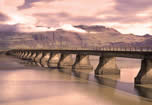 Bridge across the water